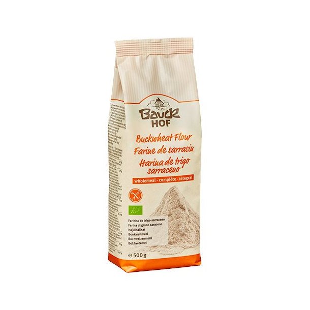 Bauckhof Boghvedemel fuldkorn, kologisk - 500 g