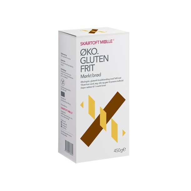 Skrtoft Mlle Brdblanding mrkt brd - 450 gr. - Glutenfri