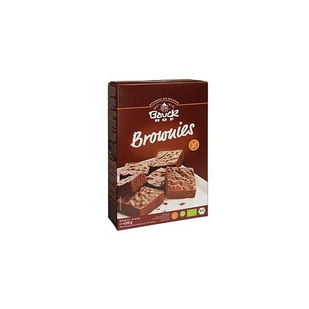 Bauckhof Brownies Bagemix - kologisk, glutenfri - 400 gr.