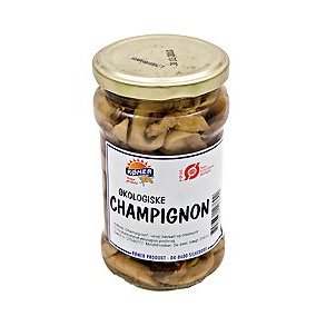 Rmer Champignon i glas, kologisk - 280 g.