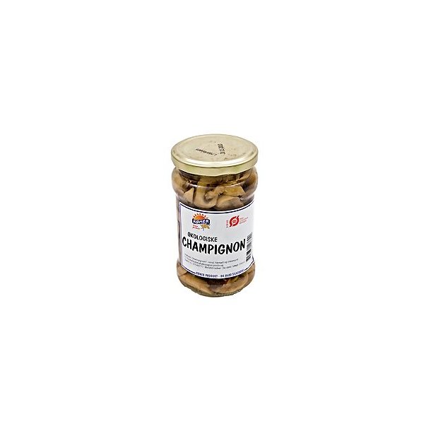 Rmer Champignon i glas, kologisk - 280 g.