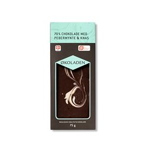 koladen Chokolade Pebermynte/Knas, kologisk - 75 g.