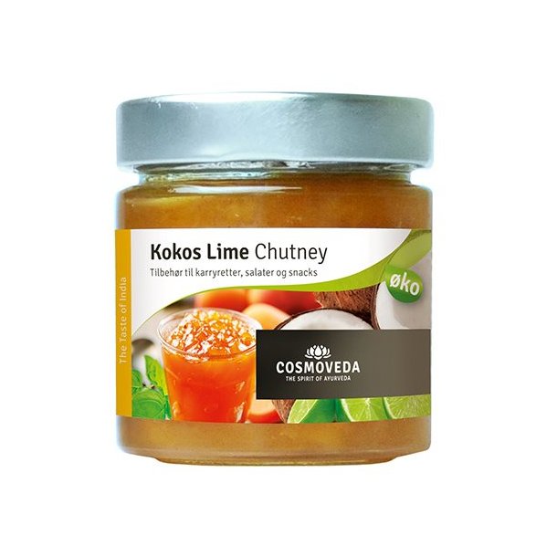 Cosmoveda - Kokos Lime Chutney - kologisk