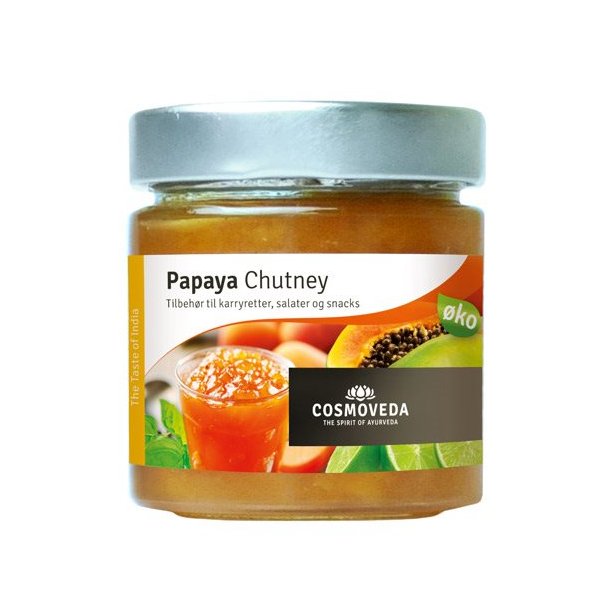 Cosmoveda - Papaya Chutney - kologisk