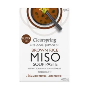 Clearspring Miso Soup Paste - Brun (4 x 15 gr.)  - 60g