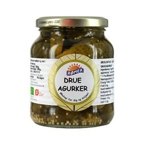 Rmer Drueagurker, kologisk - 370 ml.