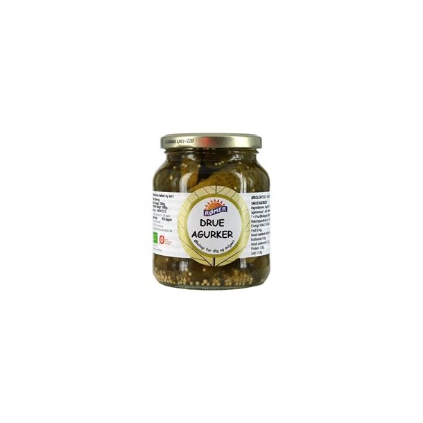Rmer Drueagurker, kologisk - 370 ml.
