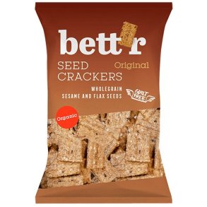 Bett'r Fuldkorns Crackers - kologisk - 150g