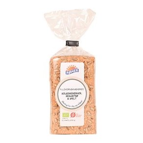 Rmer Fuldkornsknkbrd m. solsikkekerner, sesamfr og spelt, kologisk - 110 g.