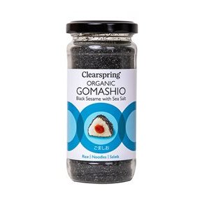 Clearspring Gomashio sort sesam m. havsalt, �kologisk - 100 g