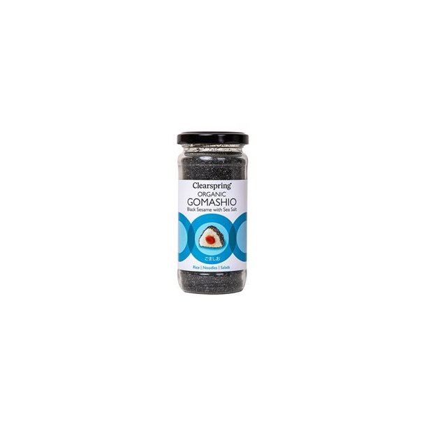 Clearspring Gomashio sort sesam m. havsalt, �kologisk - 100 g