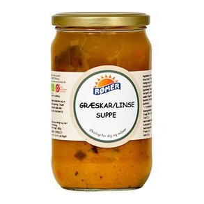 Rmer Grskar, Linse suppe, kologisk - 680 g.