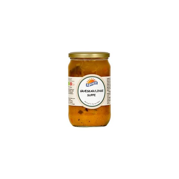 Rmer Grskar, Linse suppe, kologisk - 680 g.