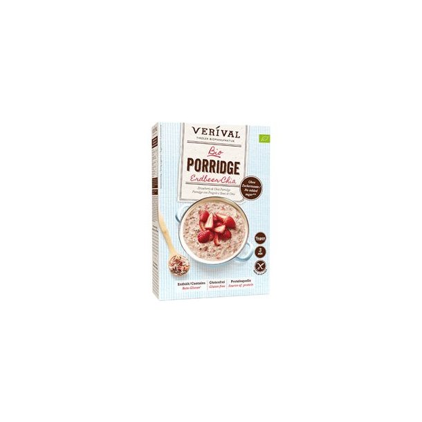 Unik Food Grd med Jordbr og Chia, kologisk - 350 g. 
