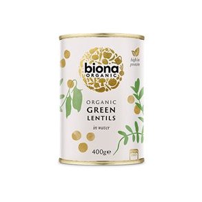 Biona Organic Grnne linser, kologisk - 400 g.