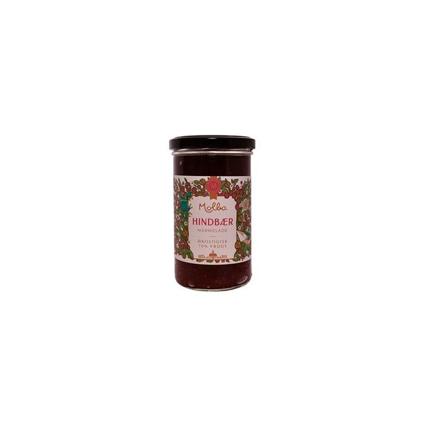 Rmer Hindbr marmelade, kologisk - 290 g.