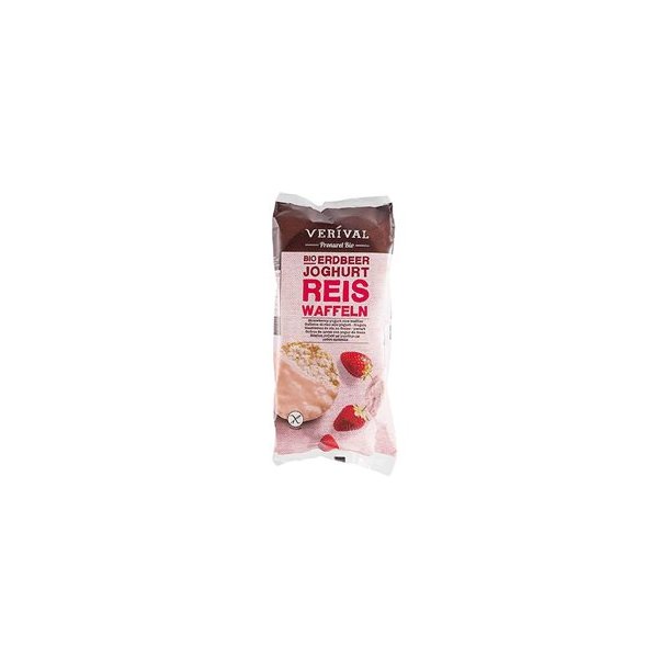 Unik Food Jordbr Ris Vafler, kologisk - 100 g.