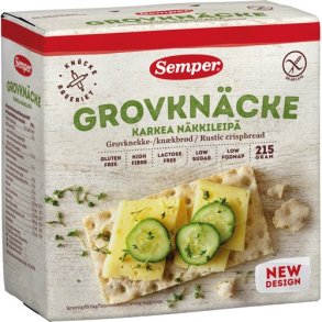 Semper Knkbrd Grov, glutenfri - kologisk - 215 gr.