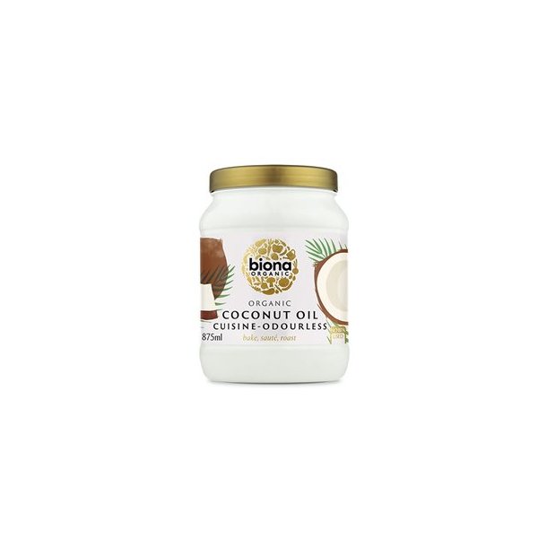 Biona Organic Kokosolie smagsneutral, kologisk - 875 ml.