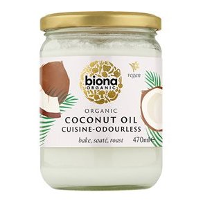 Biona Organic Kokosolie smagsneutral, kologisk - 470 ml.