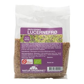 Natur-Drogeriet Lucernefr, kologisk - 200 g.