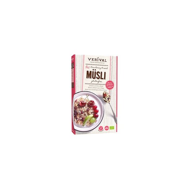 Unik Food Msli med Tranebr og Kirsebr, kologisk - 300 g.
