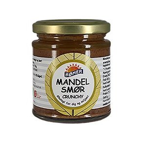 Rømer Mandelsmør crunchy, Økologisk og Glutenfri - 170 g