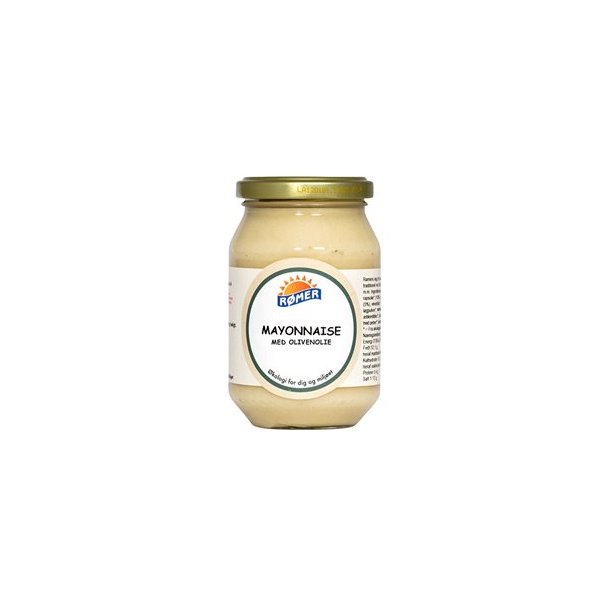Rmer Mayonnaise olivenolie, kologisk - 230 g.