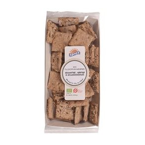 Rmer Mini Fuldkornsknkbrd m. sesamfr, hrfr og solsikkekerner, kologisk - 90 g.