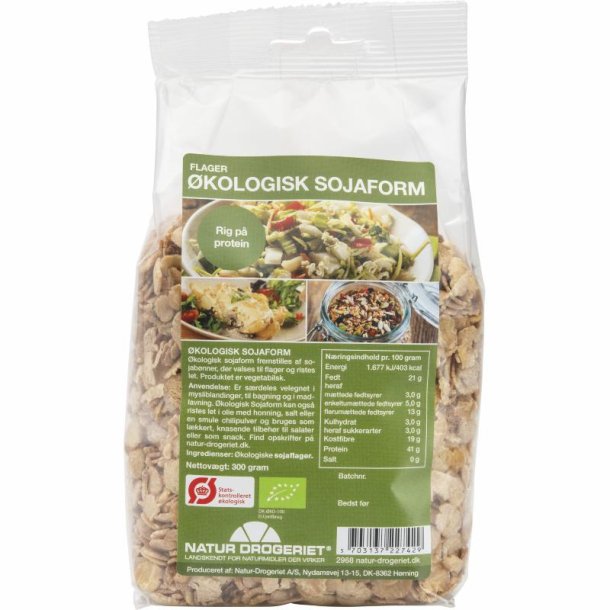 Natur-Drogeriet Soja form flager, kologiske - 300 g