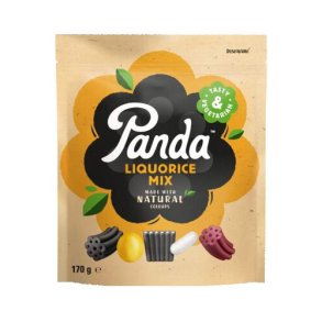 Panda Lakrids Mix - Naturlig slik uden tilstningsstoffer - 170 gr.