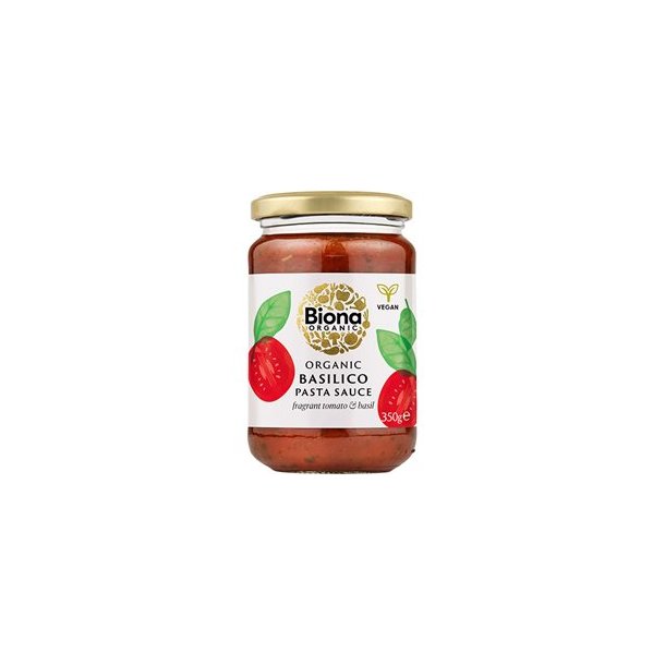Biona Organic Pastasovs Basilico, kologisk - 350 g.