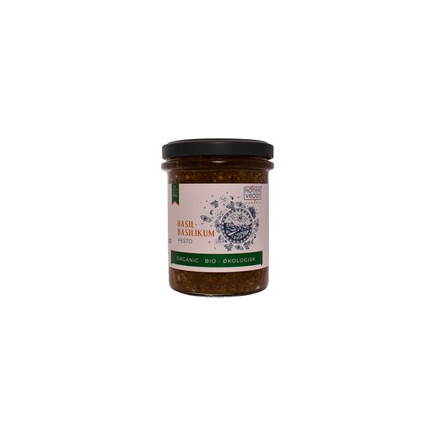 Rmer Vegan Pesto Basilikum, kologisk - 180 g.