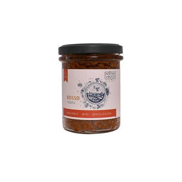Rmer Vegan Pesto ROSSO, kologisk - 180 g.