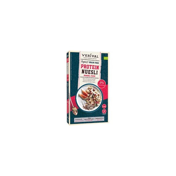 Unik Food protein Msli med Mandel og Figner, kologisk - 300 g.