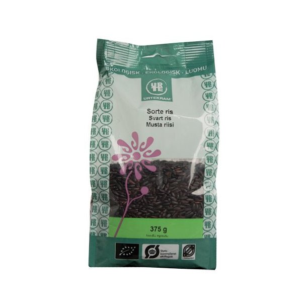 Urtekram kologiske Sorte Ris - 375 g