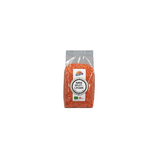 Rmer Rde split linser, kologisk - 500 g.