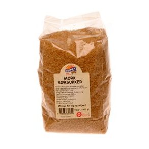Rmer Rrsukker mrk, kologisk - 1 kg.