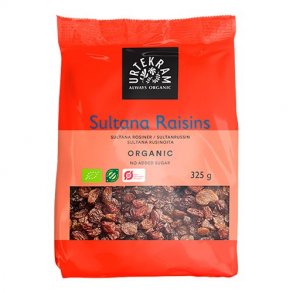 Urtekram Rosiner lyse sultanas kologiske - 325 g 