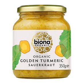 Biona Organic Sauerkraut m. gurkemeje, kologisk - 350 g.