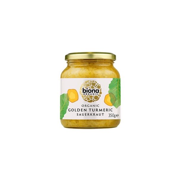 Biona Organic Sauerkraut m. gurkemeje, kologisk - 350 g.