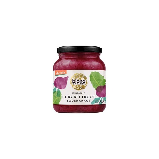 Biona Organic Sauerkraut m. rdbede, kologisk - 350 g.