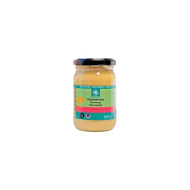 Urtekram Dijon Sennep, kologisk - 200 g.