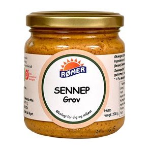 Rmer Sennep Grov, kologisk - 200 g.