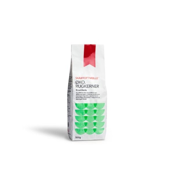 Skrtoft Mlle Rugkerner (Knkket) - kologiske - 500 g
