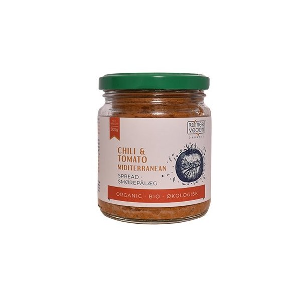 Rmer Vegan Smreplg Chili & Tomato Miditerranean, kologisk - 200 g.