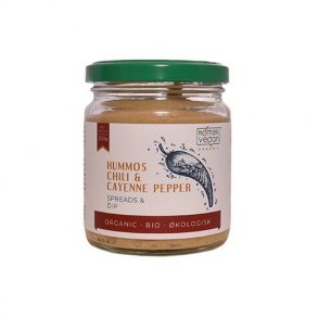 Rømer Vegan Smørepålæg Hummus Chili & Cayenne peber, Økologisk - 200 g.