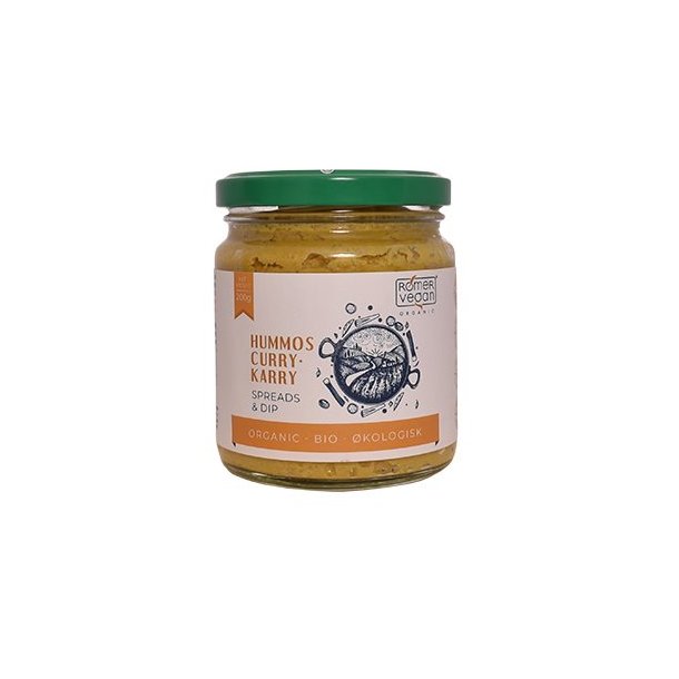 Rmer Vegan Smreplg Hummus karry, kologisk - 200 g.