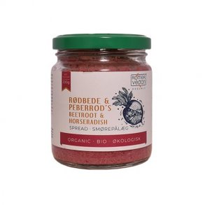 Rømer Vegan Smørepålæg Rødbede & Peberrods, Økologisk - 200 g.