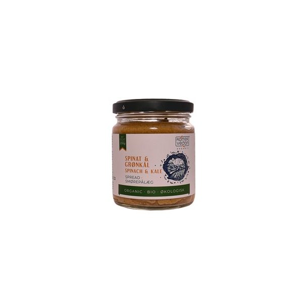 Rmer Vegan Smreplg Spinat & Grnkl, kologisk - 200 g.